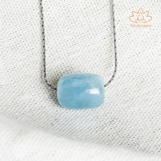 Dây chuyền lu thống Hải Lam Ngọc Aquamarine