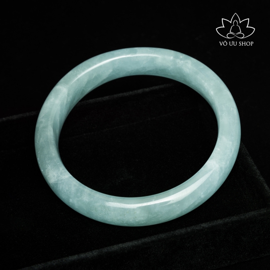 Vòng kiềng Aquamarine nguyên khối